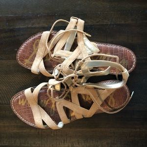 7.5 Sam Edelman gladiator sandals VGUC